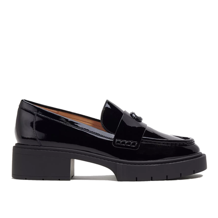 Coach Women's Leah Loafer Black Patent
