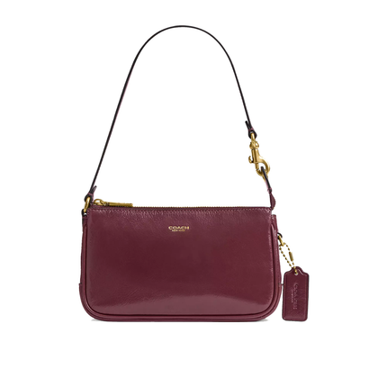 Coach Women's Plaza Bag 18 Brass/Dark Cherry