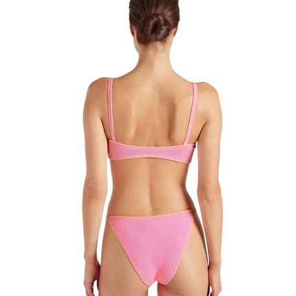 HUNZA G Women's Tyler Bikini Tonal Bubblegum