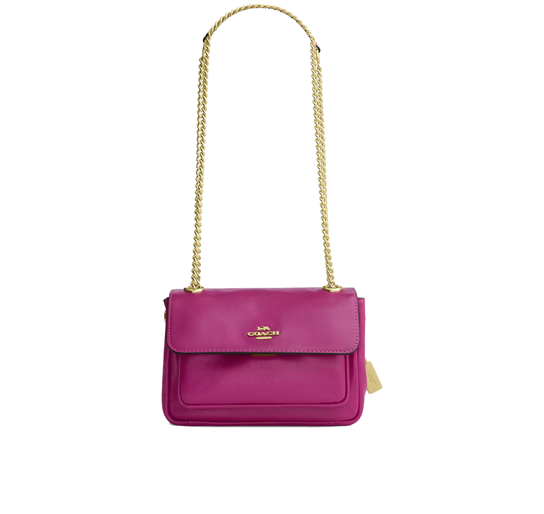 Coach Women's Elodie Crossbody Bag 18 Gold/Magenta