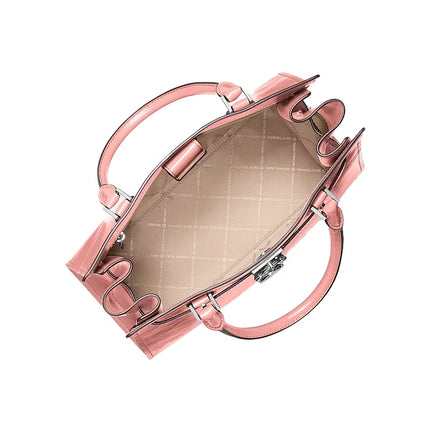 Michael Kors Women's Landon Medium Satchel Bag Sunset Rose