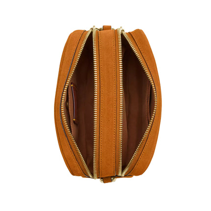 Coach Women's Mini Carey Crossbody Bag Gold/Marigold