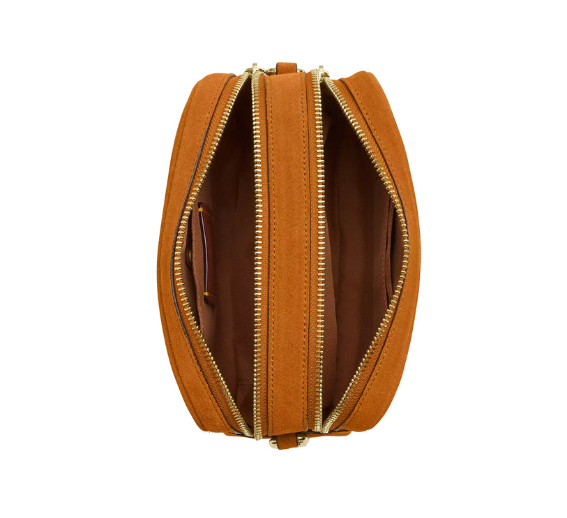 Coach Women's Mini Carey Crossbody Bag Gold/Marigold