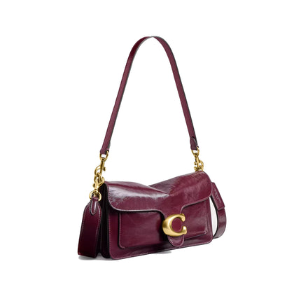 Coach Women's Tabby Shoulder Bag 26 Brass/Dark Cherry