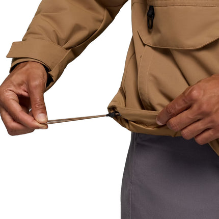 Columbia Men's Landroamer Fleece Lined Rain Jacket Delta/Tobacco