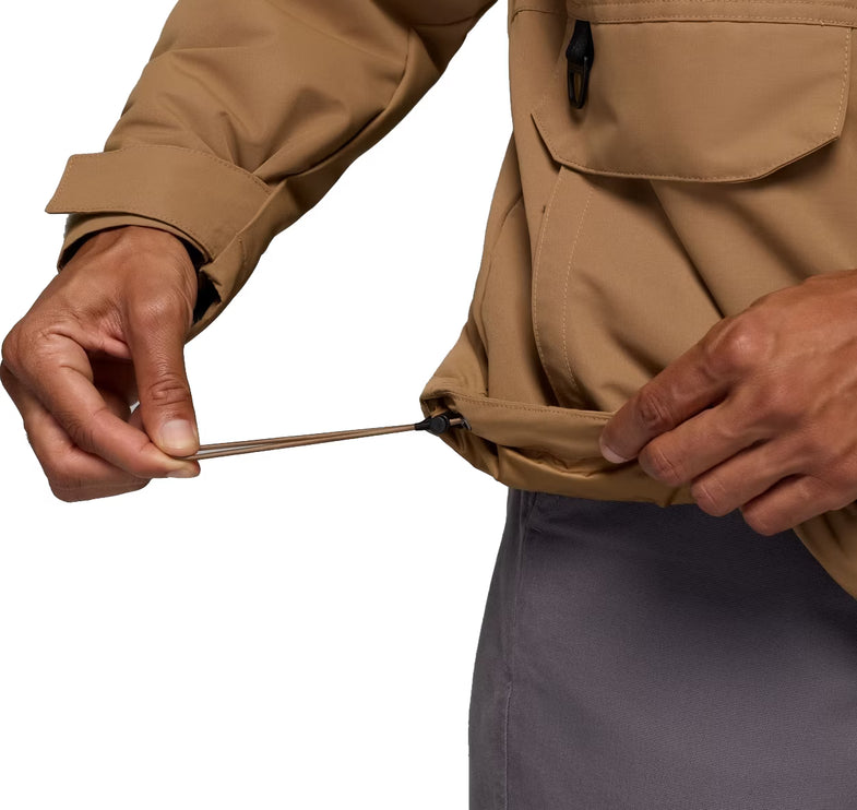 Columbia Men's Landroamer Fleece Lined Rain Jacket Delta/Tobacco