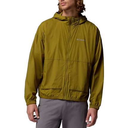 Columbia Men's Street Heights Windbreaker Mossy Green