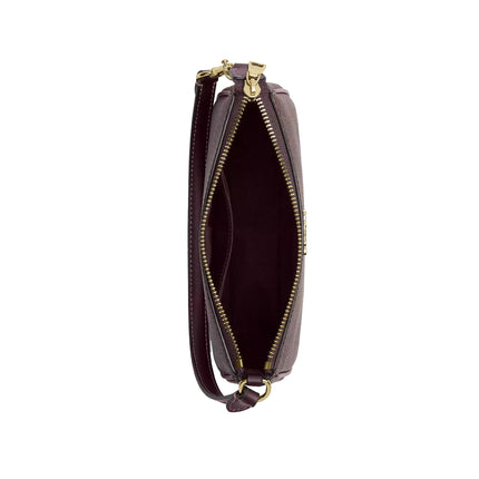 Coach Women's Nolita 19 In Signature Canvas Gold/Black Currant
