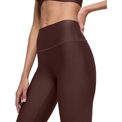 alo Women's 16'' High-Waist Airlift Capri Brownstone