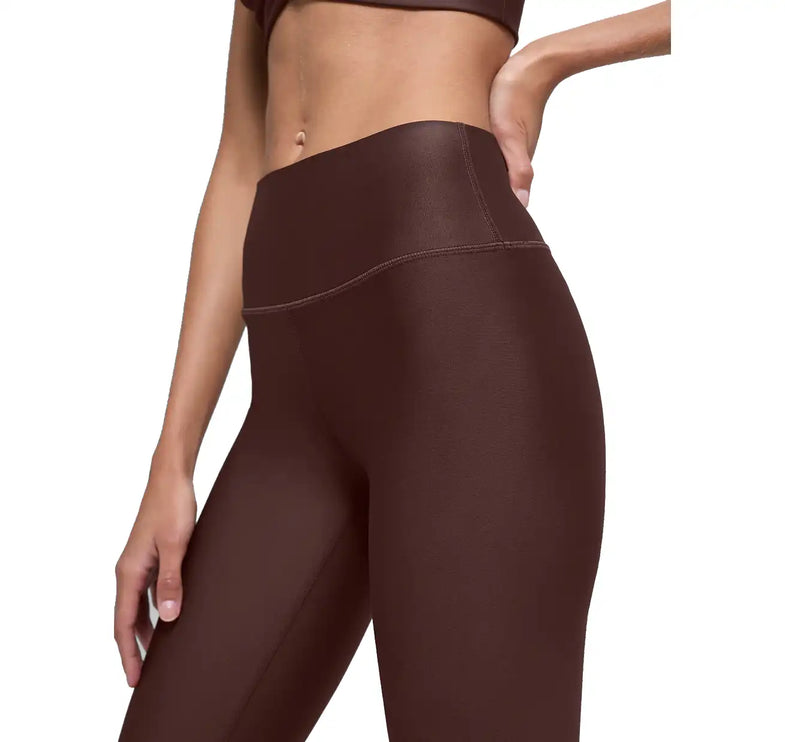 alo Women's 16'' High-Waist Airlift Capri Brownstone