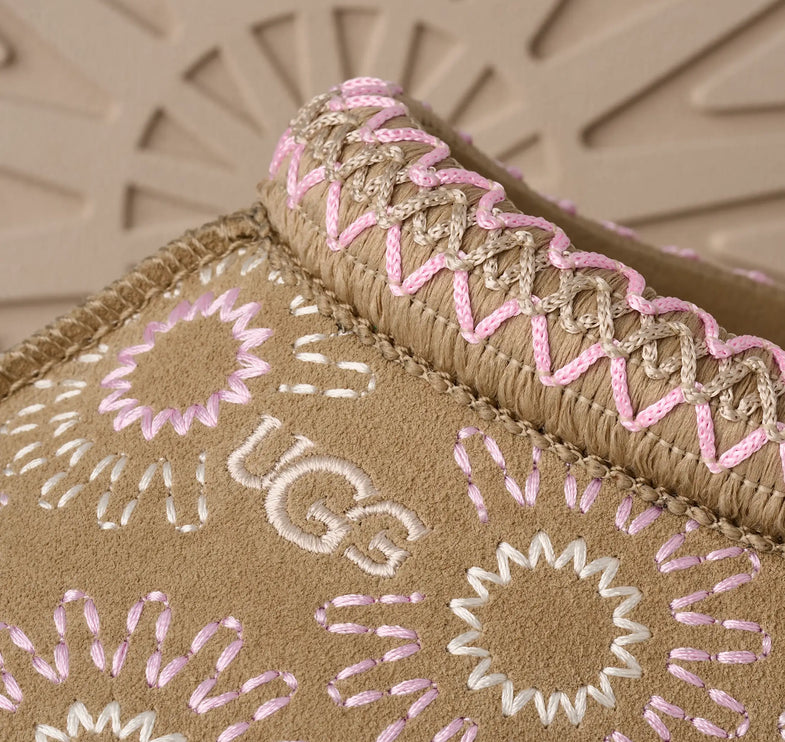 UGG Tazz II kadın terliği, bej (mustard seed) süet