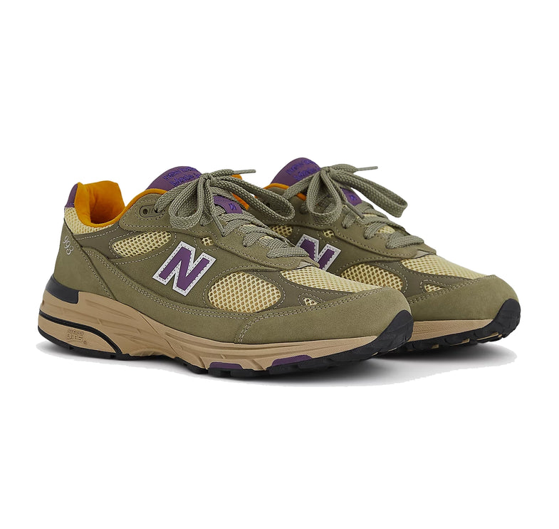 New Balance Made in USA 993 Olive Leaf with Maize U993OL