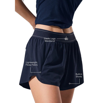 alo Women's Match Point Short Navy