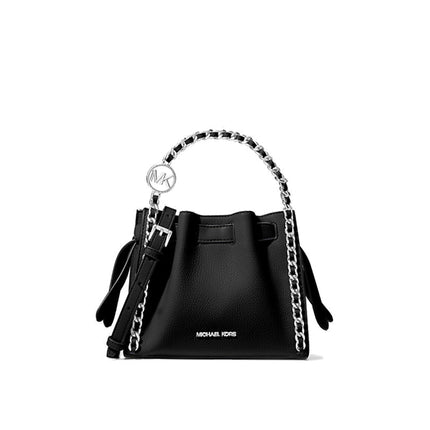 Michael Kors Women's Mina Small Chain Crossbody Bag Black