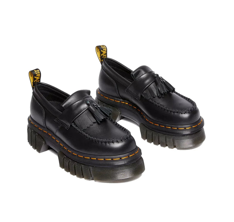 Dr. Martens Women's Audrick Nappa Lux Platform Loafers Shoes Black