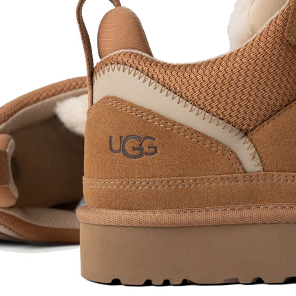 UGG Lowmel kadın sneaker, kahverengi (chestnut) süet