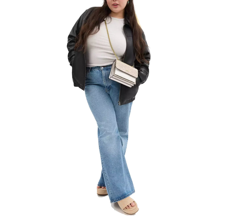 Coach Women's Mini Klare Crossbody Bag In Signature Canvas Gold/Sand/Chalk