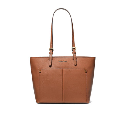 Michael Kors Women's Jet Set Medium Pocket Tote Bag Luggage