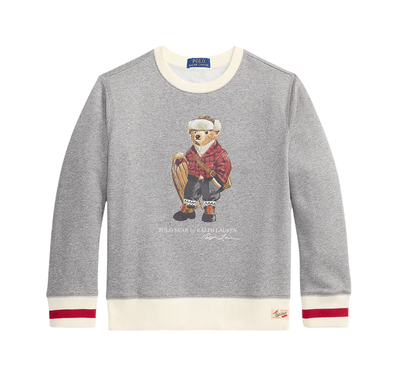 Polo Ralph Lauren Boy's Polo Bear Fleece Sweatshirt Vintage Pepper