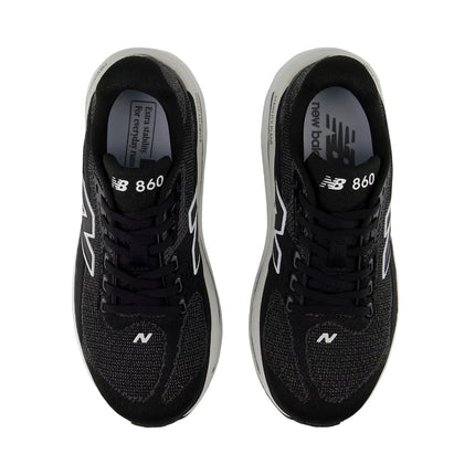 New Balance Women's Fresh Foam X 860v15 Black with White W8604NE