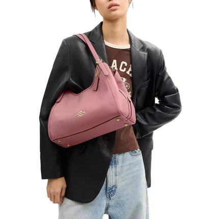 Coach Women's Erin Shoulder Bag Gold/Peony