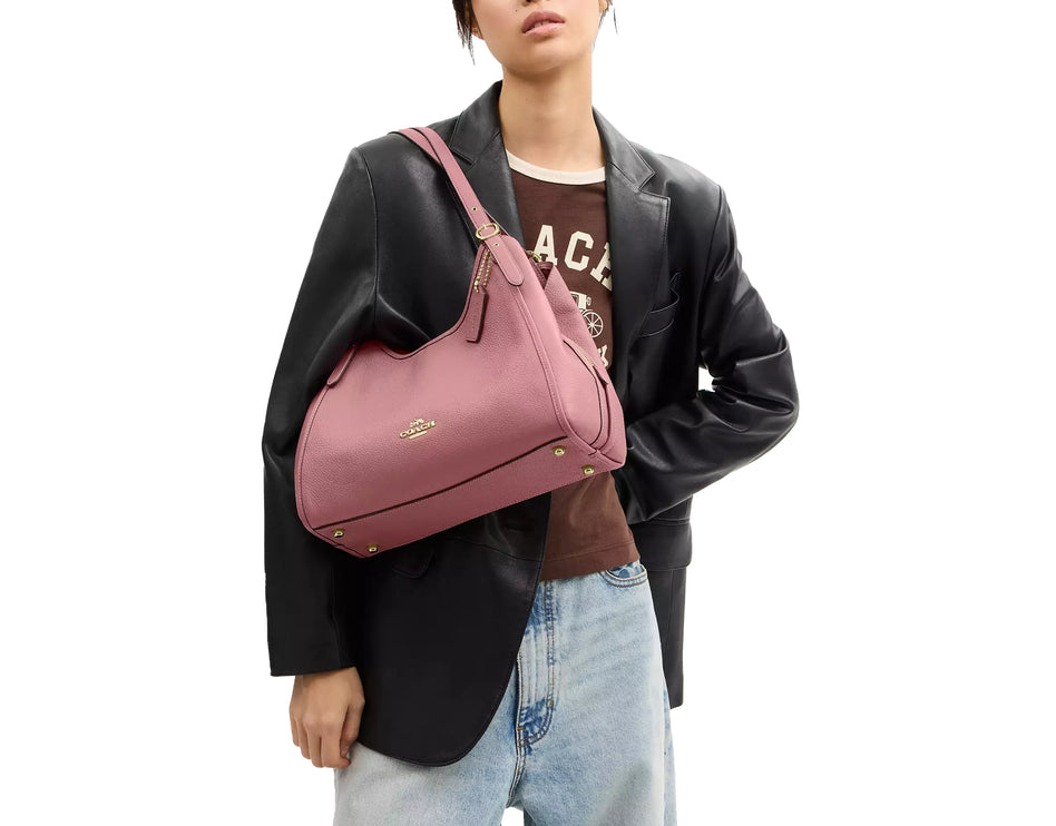 Coach Women's Erin Shoulder Bag Gold/Peony