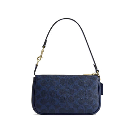 Coach Women's Nolita 19 In Signature Canvas Gold/Navy
