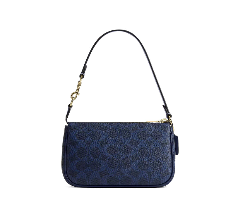 Coach Women's Nolita 19 In Signature Canvas Gold/Navy