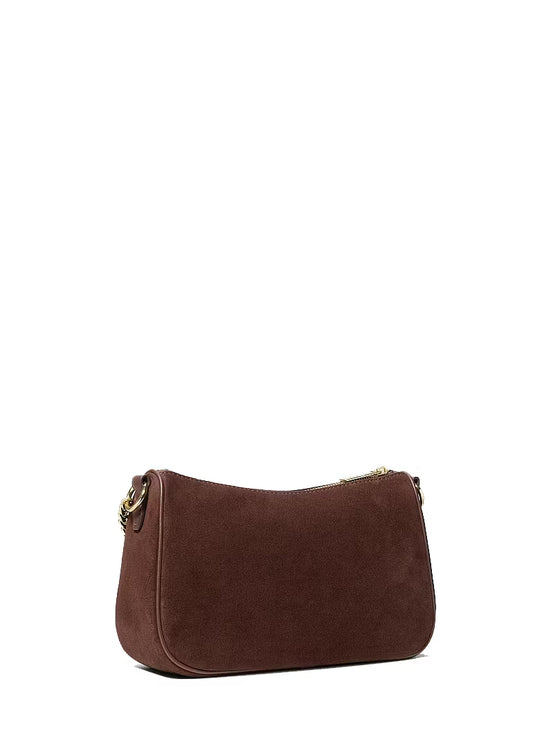 Michael Kors Women's Carmela Medium Convertible Crossbody Bag Nutmeg