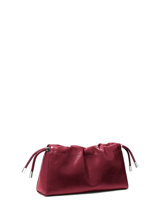 Michael Kors Women's Matilda Small Cinched Crossbody Bag Maroon
