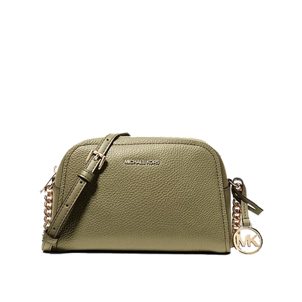 Michael Kors Women's Ashton Extra-Small Camera Crossbody Bag Oregano/Gold
