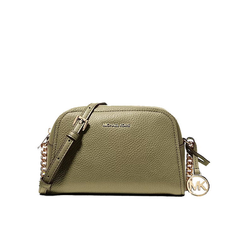 Michael Kors Women's Ashton Extra-Small Camera Crossbody Bag Oregano/Gold