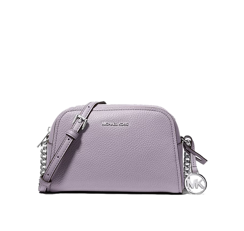 Michael Kors Women's Ashton Extra-Small Camera Crossbody Bag Lilac/Silver