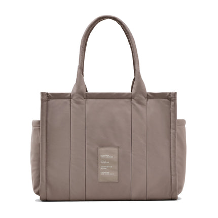 Marc Jacobs Women's The Puffy Nylon Large Tote Bag Cement
