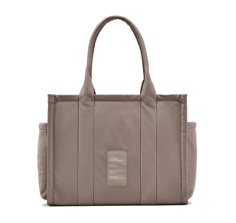 Marc Jacobs Women's The Puffy Nylon Large Tote Bag Cement