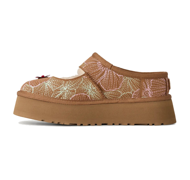 UGG Women's Bea Mary Jane Meadow Chestnut