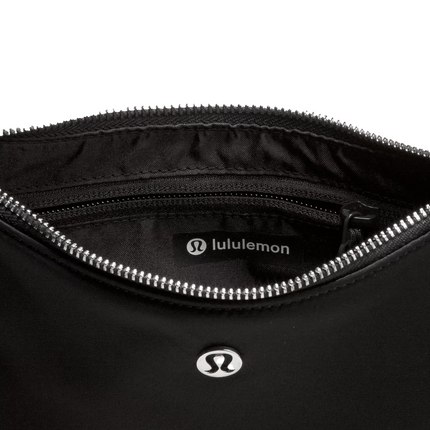 lululemon Unisex City Essentials Small Shoulder Bag Black/Gold