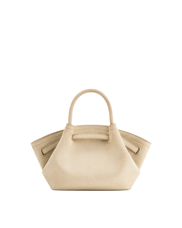 JW PEI Women's Hana Mini Faux Suede Tote Bag Off White/Gold