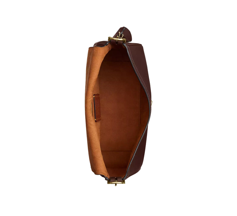 Coach Women's Etta Flap Bag Gold/Maple