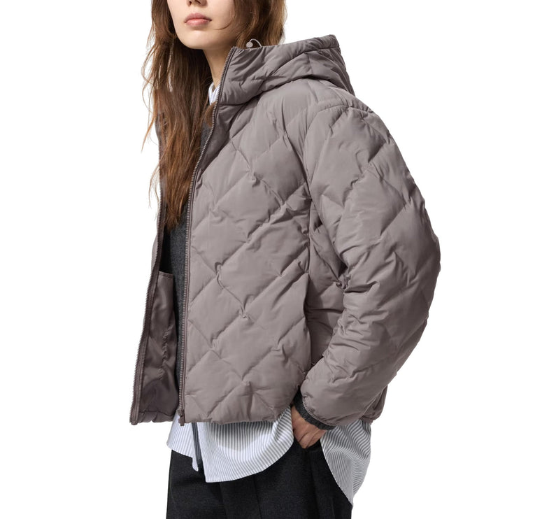 Uniqlo Women's Pufftech Parka 06 Gray