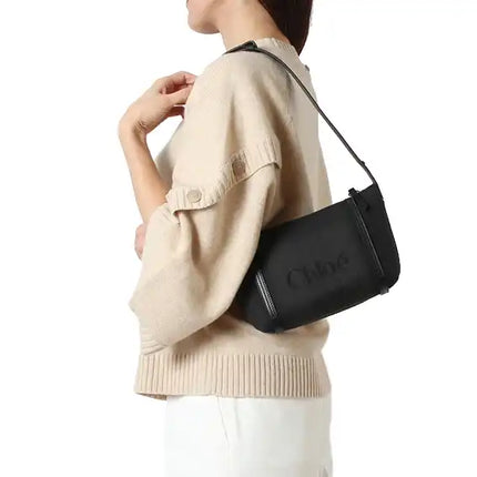 Chloé Women's Carry Shoulder Bag in Canvas Black