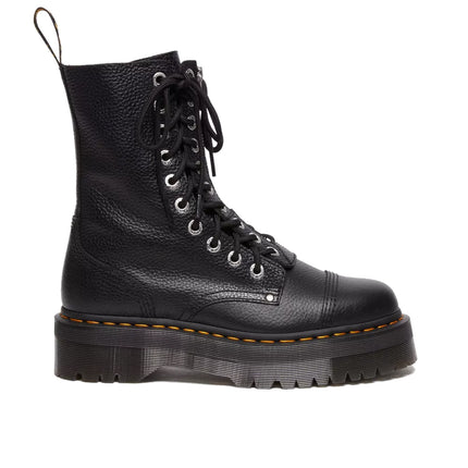 Dr. Martens Unisex Sinclair Hi Milled Nappa Leather Platform Boots Black