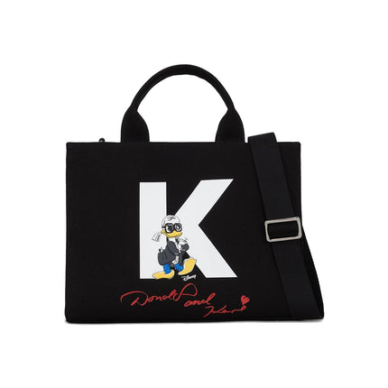 Disney x KARL LAGERFELD Unisex Medium Shopper Black