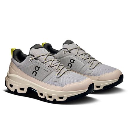 ON Women's Cloudrock Low Waterproof Alloy/Ice