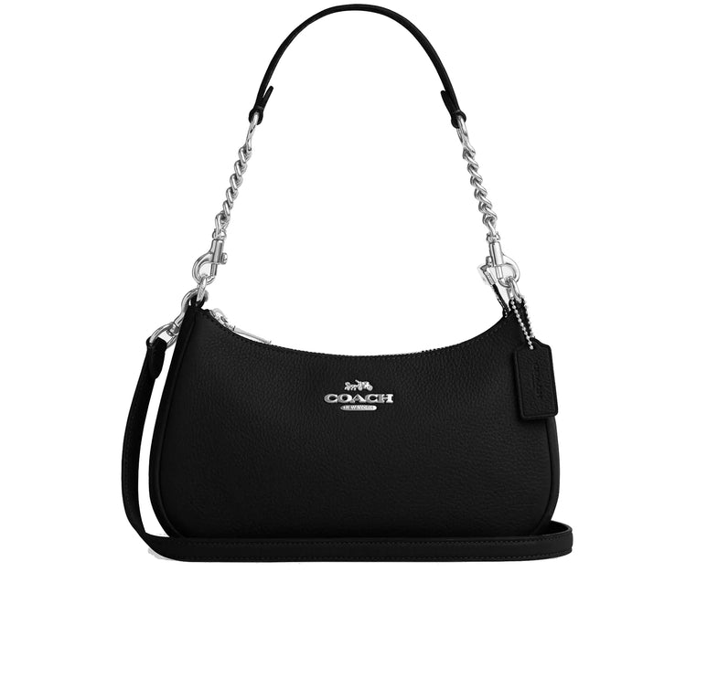 Coach Women's Teri Shoulder Bag Silver/Black