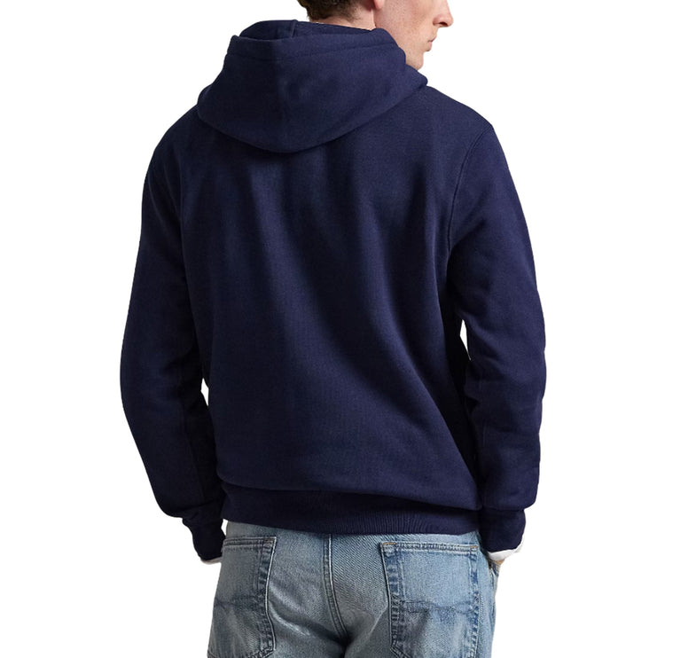 Polo Ralph Lauren Men's Polo Bear Fleece Hoodie Cruise Navy Denim Bear
