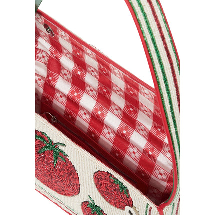 STAUD Women's Tommy Beaded Bag Tomato