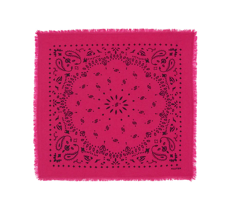 KUJTEN Women's Small Bandana Hachi Fuchsia