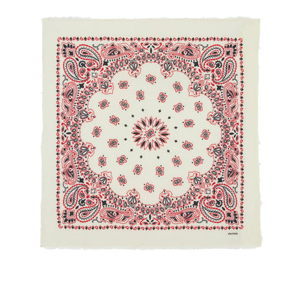 KUJTEN Women's Large Bandana Hachiko Western Coral Red