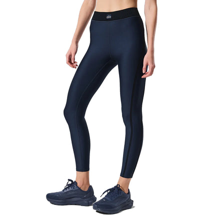 alo Women's Airlift High-Waist 7/8 Line Up Legging Navy